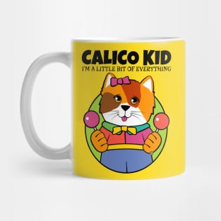 Calico Cat Kid Mug